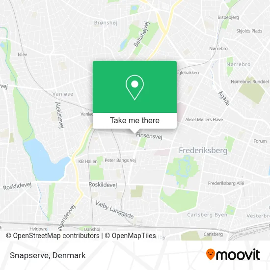 Snapserve map