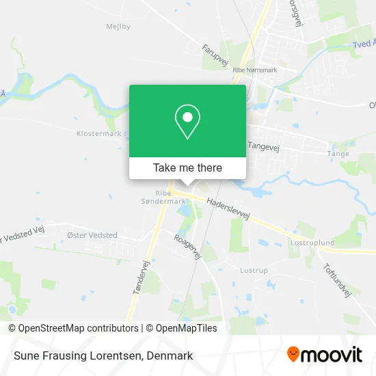 Sune Frausing Lorentsen map