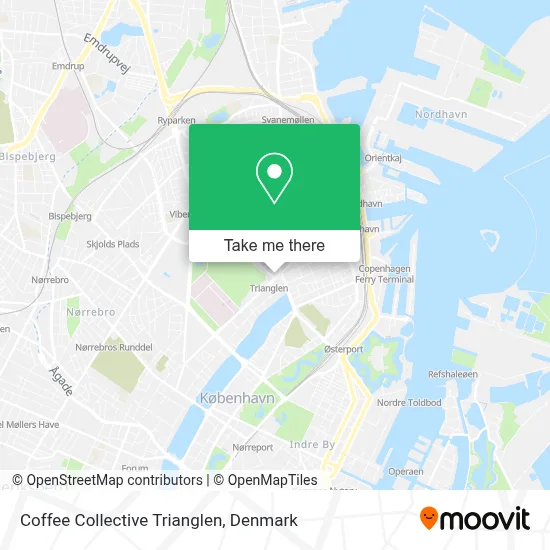 Coffee Collective Trianglen map