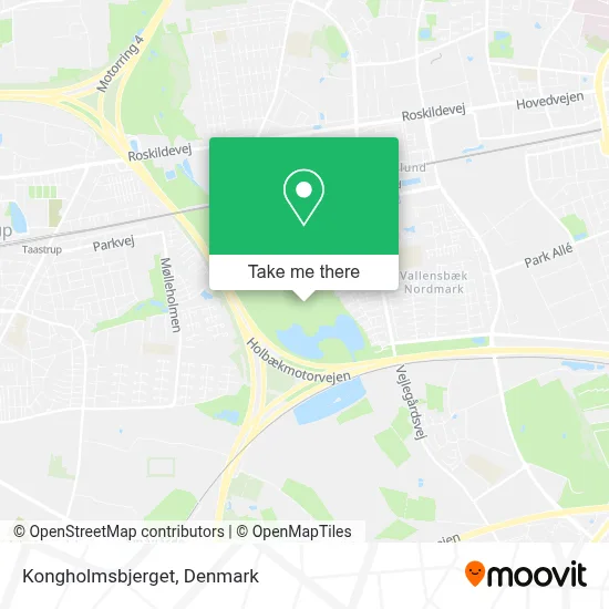 Kongholmsbjerget map