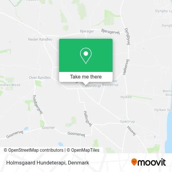 Holmsgaard Hundeterapi map