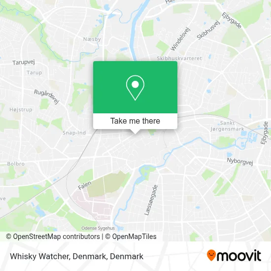Whisky Watcher, Denmark map