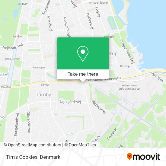 Tim's Cookies map