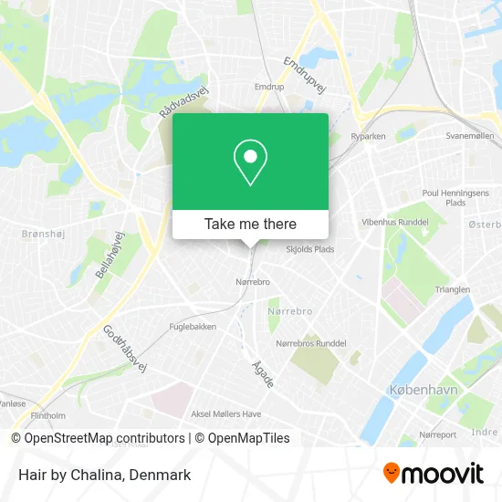 Hair by Chalina map