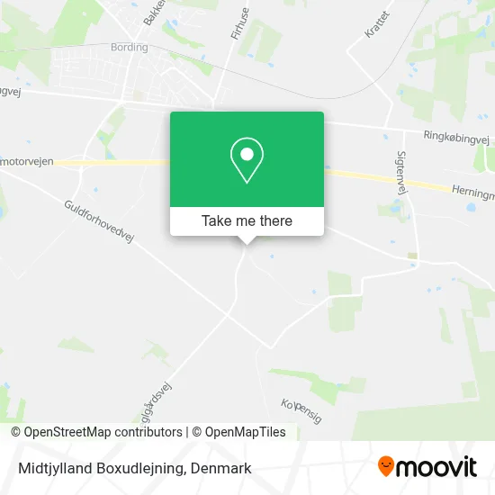 Midtjylland Boxudlejning map