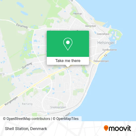 Shell Station map