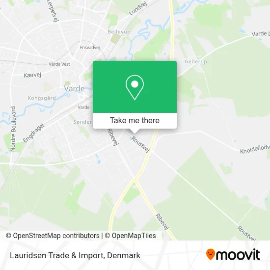 Lauridsen Trade & Import map