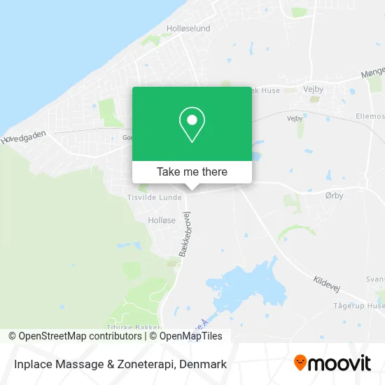Inplace Massage & Zoneterapi map