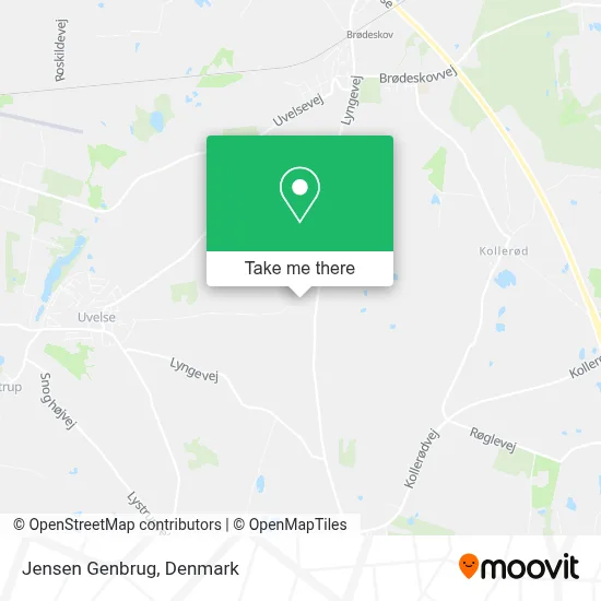 Jensen Genbrug map