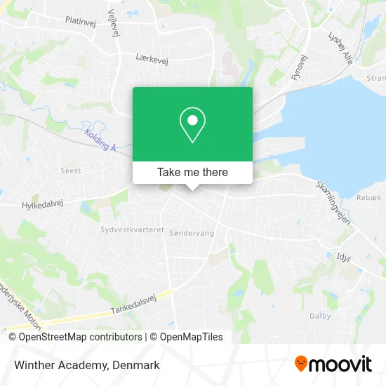 Winther Academy map