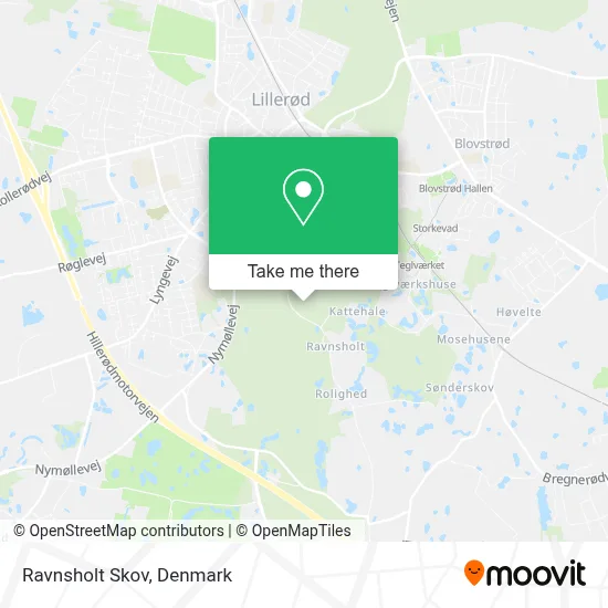 Ravnsholt Skov map