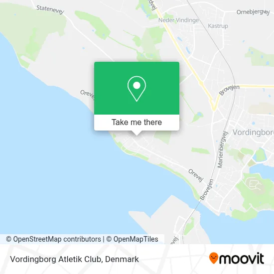 Vordingborg Atletik Club map