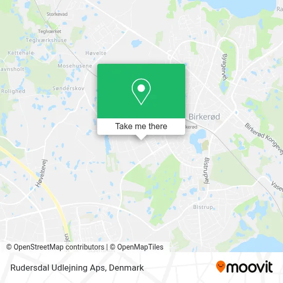 Rudersdal Udlejning Aps map