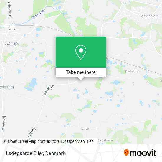 Ladegaarde Biler map