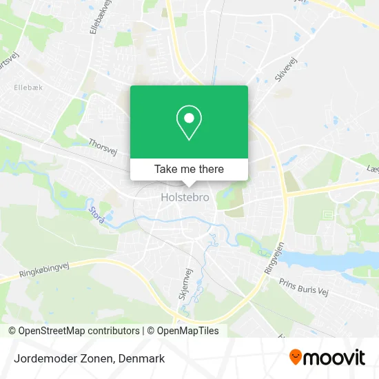 Jordemoder Zonen map