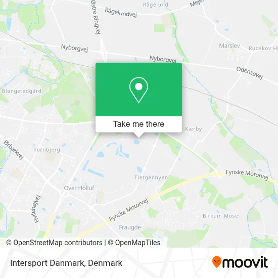 Intersport Danmark map