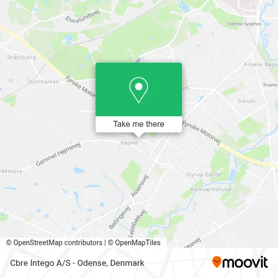 Cbre Intego A/S - Odense map