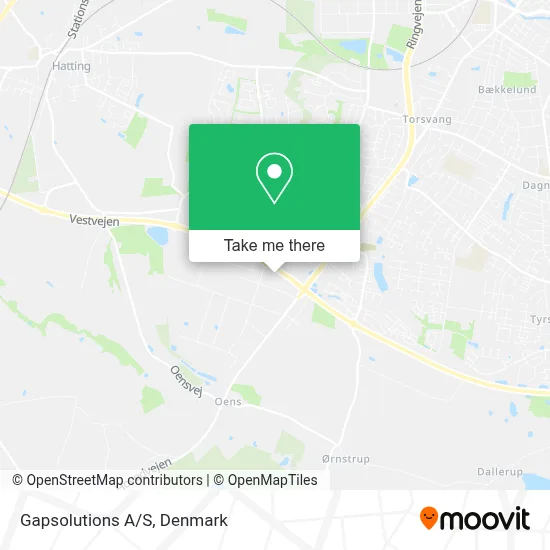 Gapsolutions A/S map