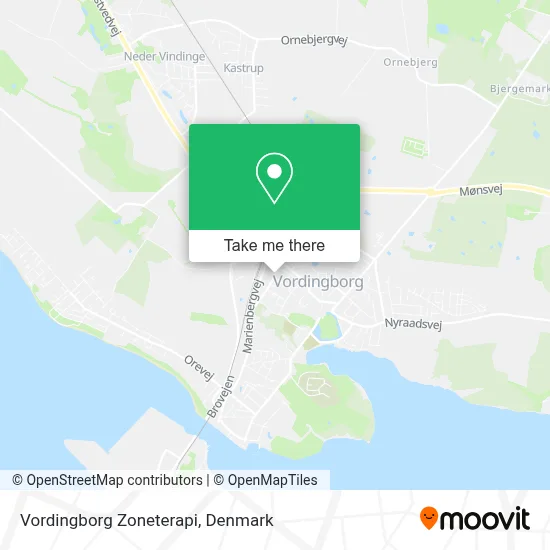 Vordingborg Zoneterapi map