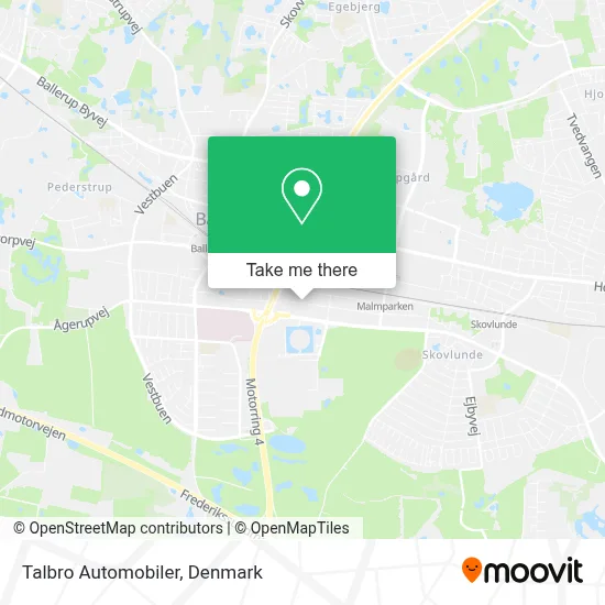Talbro Automobiler map
