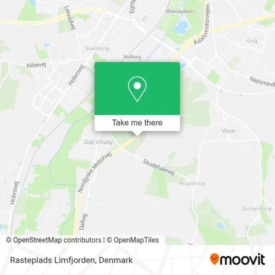 Rasteplads Limfjorden map