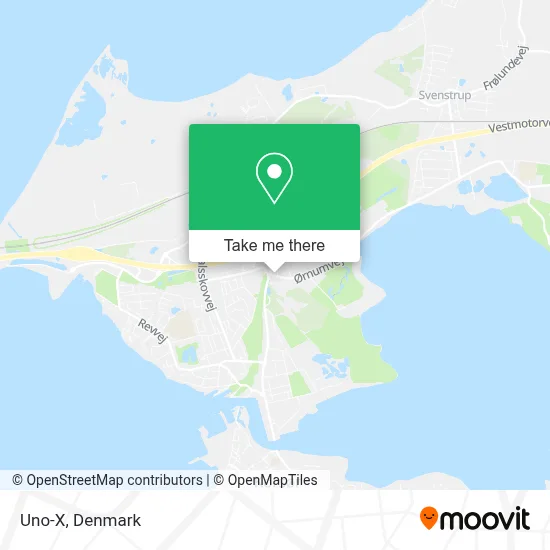 Uno-X map