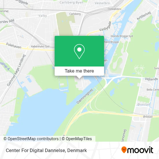 Center For Digital Dannelse map