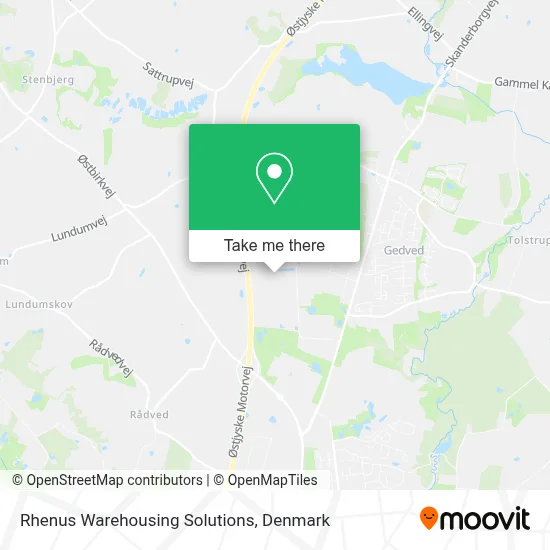 Rhenus Warehousing Solutions map