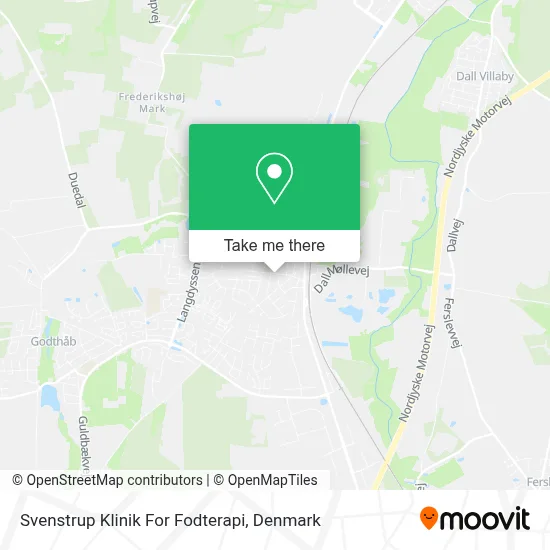 Svenstrup Klinik For Fodterapi map