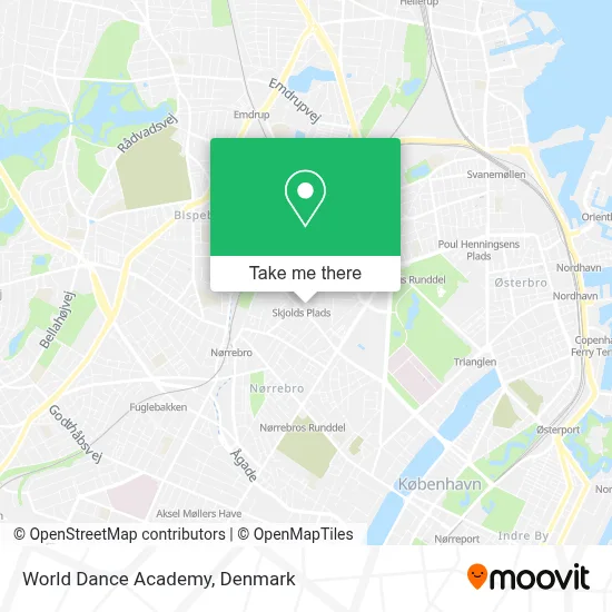 World Dance Academy map