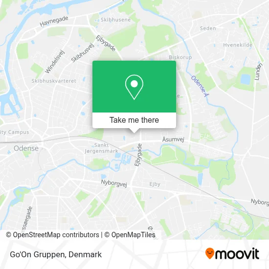 Go'On Gruppen map