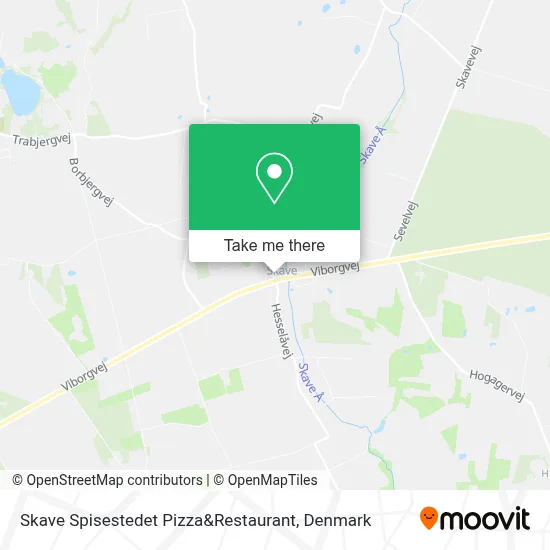 Skave Spisestedet Pizza&Restaurant map