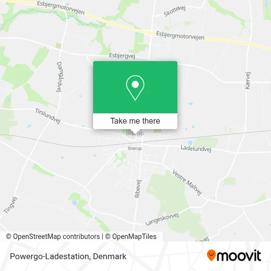 Powergo-Ladestation map