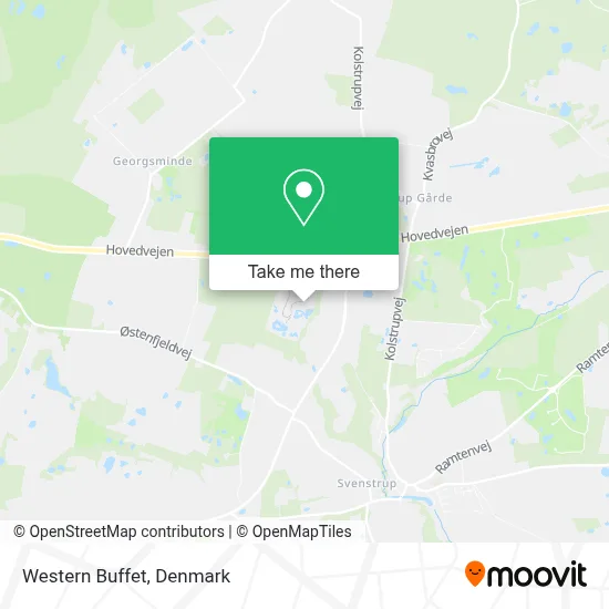 Western Buffet map