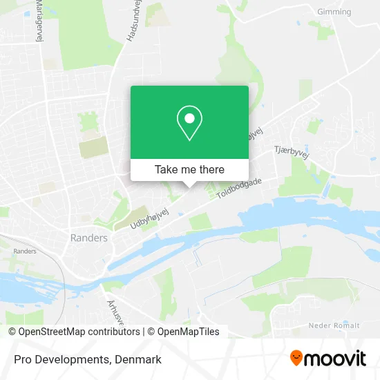 Pro Developments map