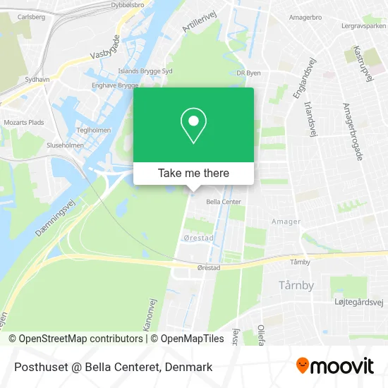 Posthuset @ Bella Centeret map