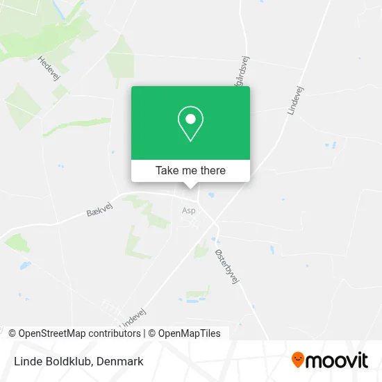 Linde Boldklub map