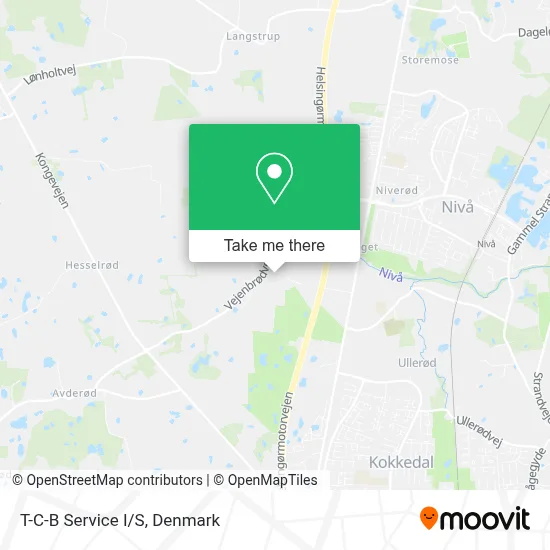 T-C-B Service I/S map