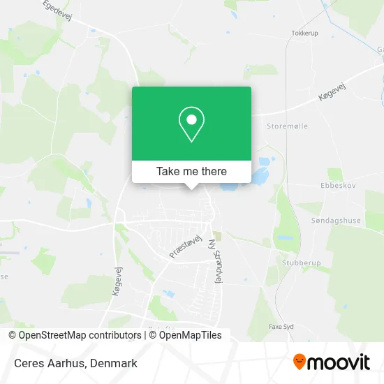 Ceres Aarhus map