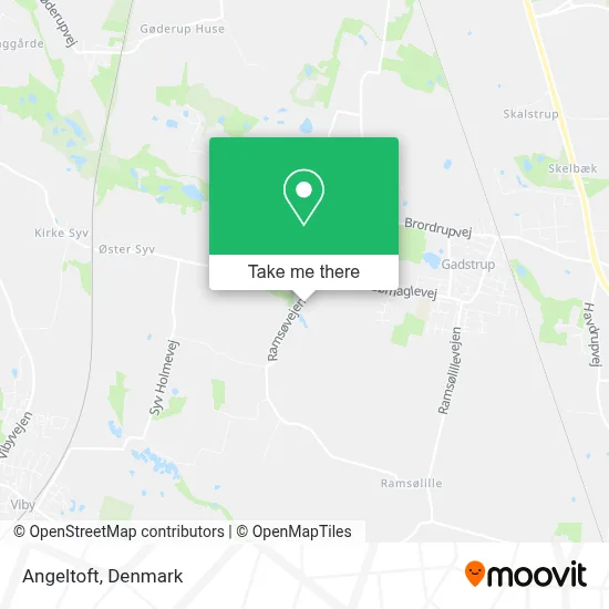 Angeltoft map
