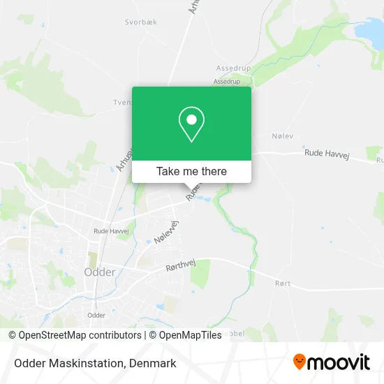 Odder Maskinstation map