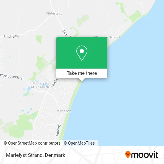 Marielyst Strand map