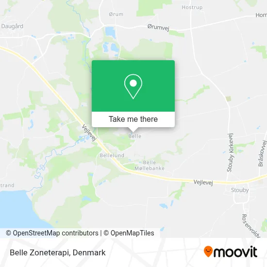 Belle Zoneterapi map