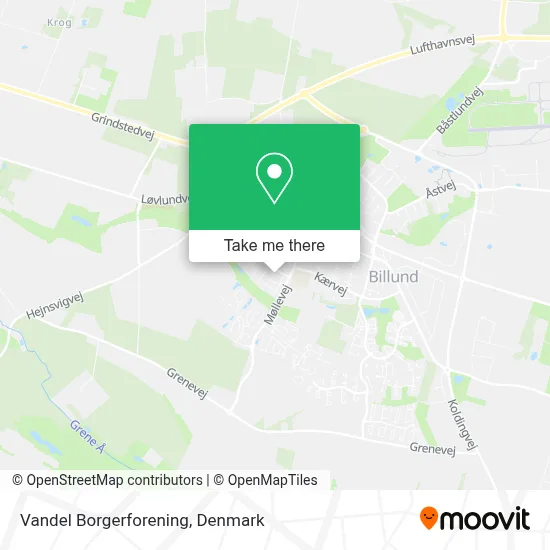 Vandel Borgerforening map