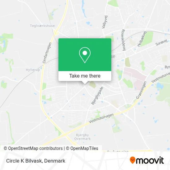 Circle K Bilvask map