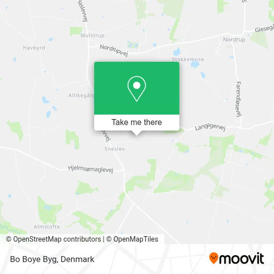 Bo Boye Byg map