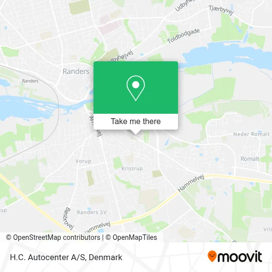 H.C. Autocenter A/S map