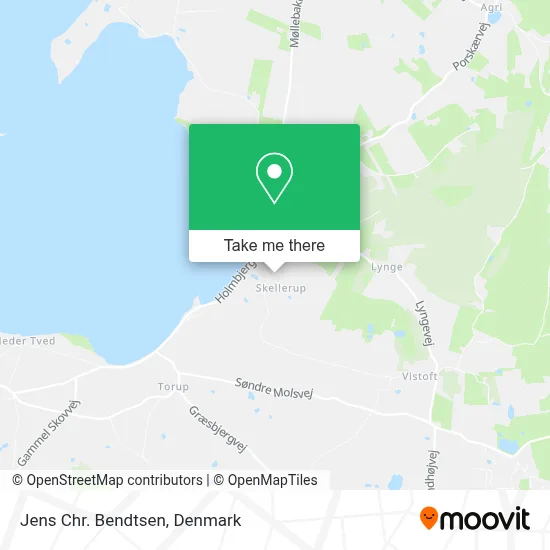 Jens Chr. Bendtsen map
