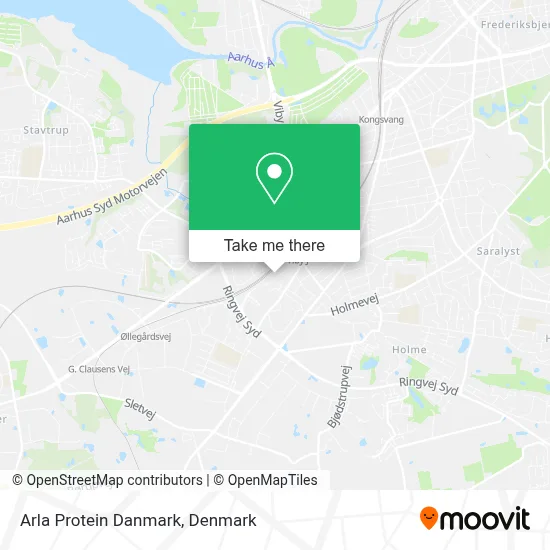 Arla Protein Danmark map