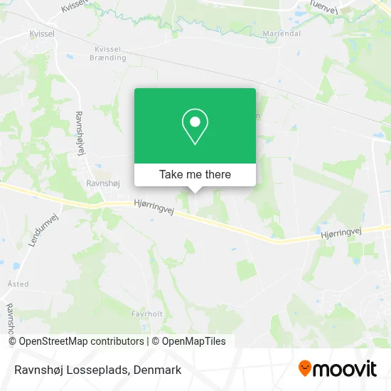 Ravnshøj Losseplads map